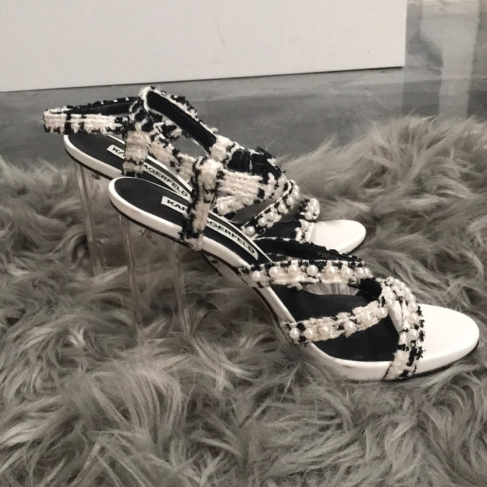 SOLD Karl Lagerfeld heels - Picture 2 of 3